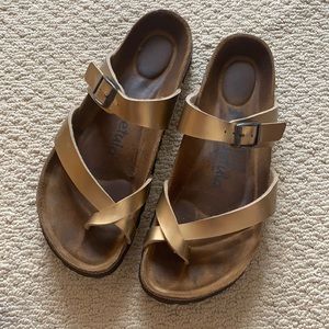 Betula/Birkenstock Gold Mayari Sandals